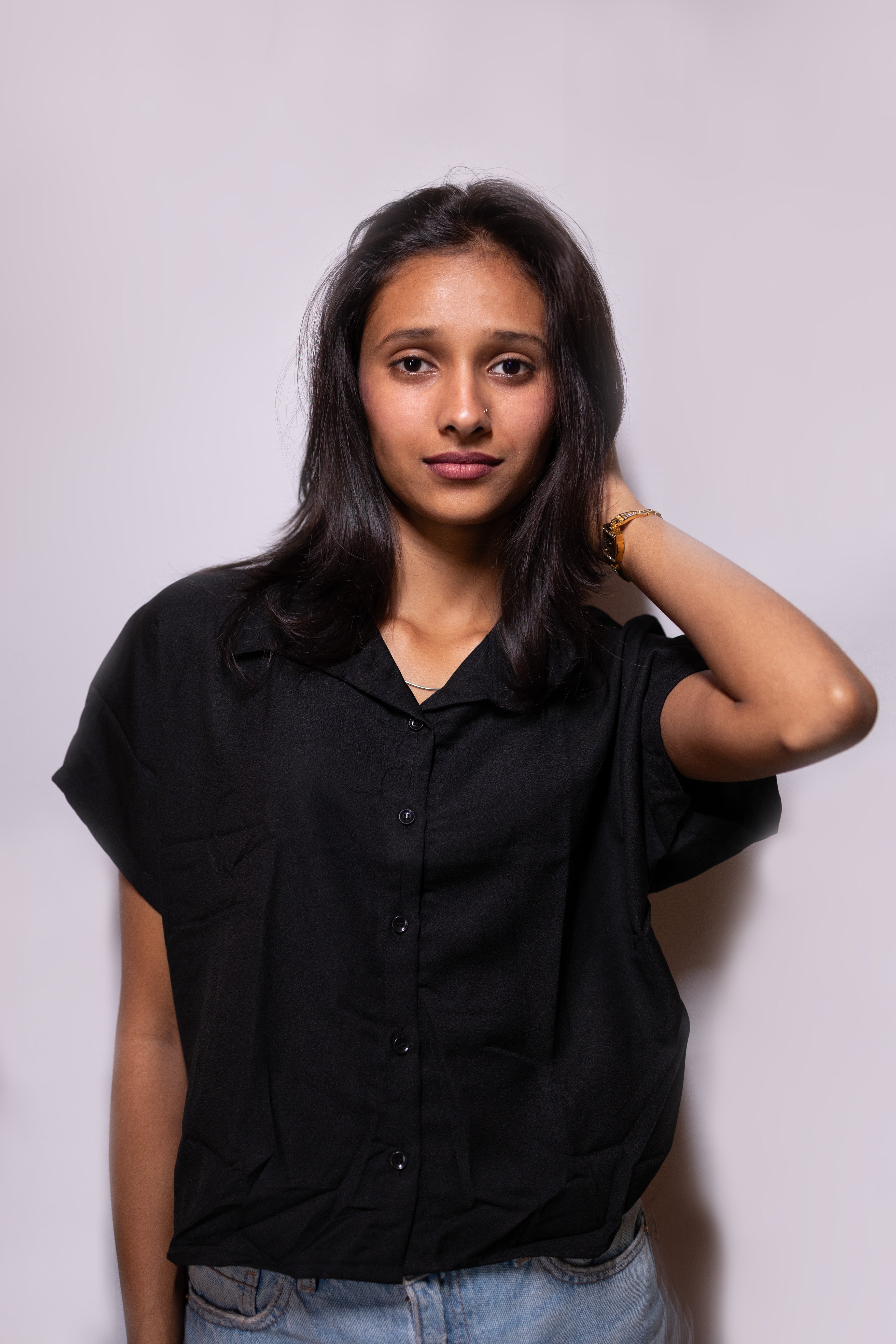 Crop Style Shirt - AZZLIAS WARDROBE